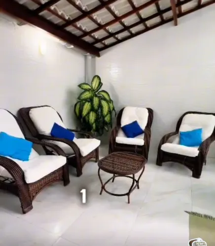 Conjunto poltronas varanda