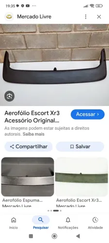 Aerofólio escort original usado