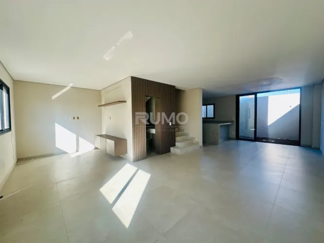 Casa cond fechado em construção para locação na região das Mansões Santo Antonio em Campin