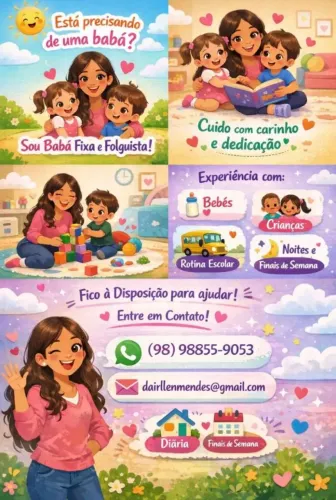 Babá disponível