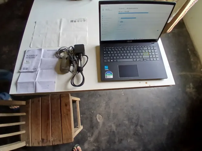 Notebook Asus Vivobook go 15 pol, 4gb, ssd 120