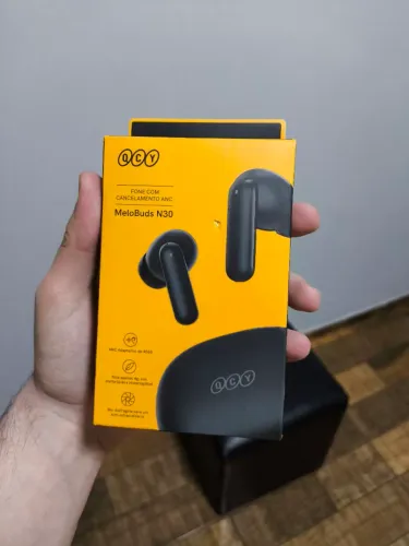 Fone Bluetooth QCY MeloBuds N30 com Cancelamento ANC Ativo