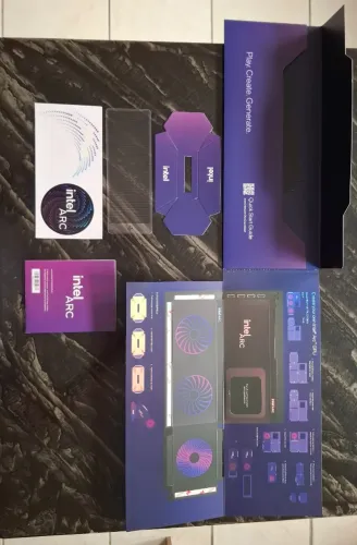 INTEL ARC B580 SOMENTE A CAIXA