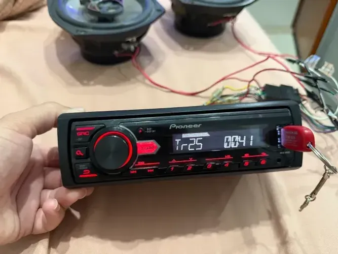 Radio Pioneer MVH-98UB Som Automotivo Player