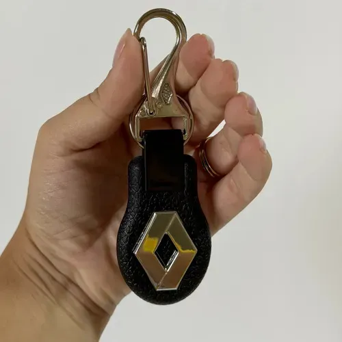 Chaveiro Automotivo Mosquetão Ruby Emborrachado Premium Renault