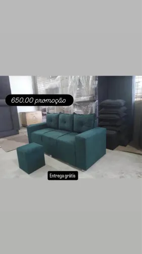 Sofás elegante e confortável 