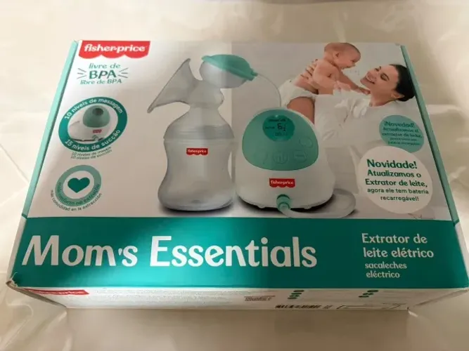 Bomba Extratora de Leite Materno Elétrica Fisher-Price BB320 - Na caixa