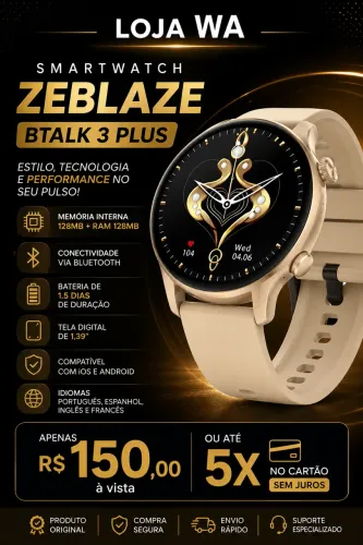 Smartwatch zeblaze btalk 3 plus 