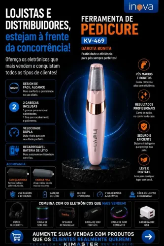 Ferramenta de pedicure KV-469