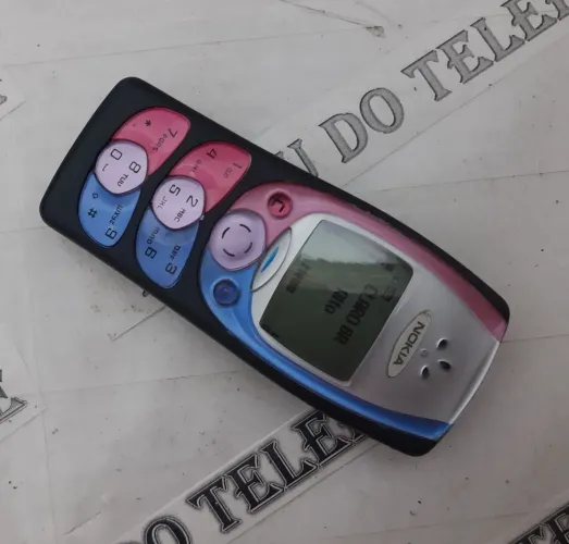 Nokia 2300 celular antigo ARCO-ÍRIS rádio de chip
