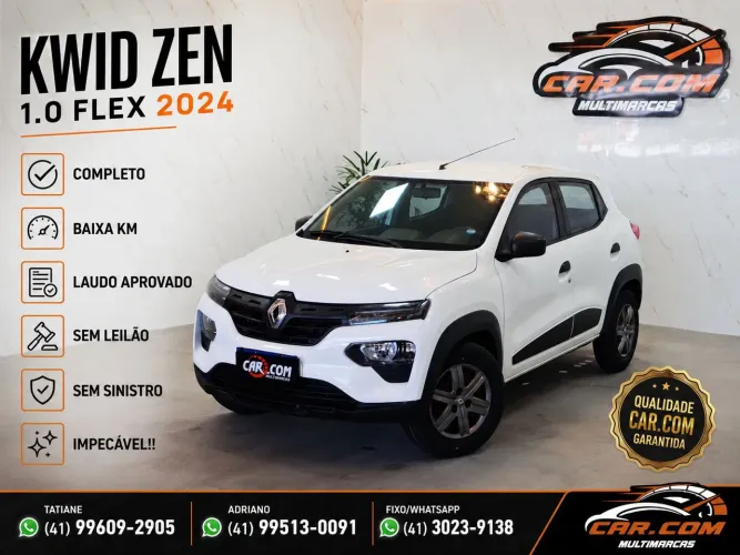 Renault Kwid Zen 1.0 Flex 12V 5P Mec. 2024