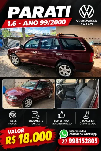 Volkswagen Parati 1.6 MI/ 1.6 MI City 2000