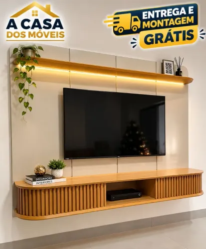 Painel Capri Tv 75? 100% MDF