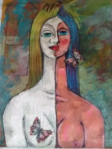 PINTURA EM TELA RELIQUIA LINDO IMPORTADA