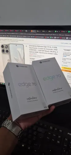 Smartphone Motorola Edge 70 G5 512, 12GB de RAM Cloud Dancer