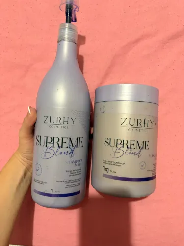 Creme e Shampoo para Loira Profissional