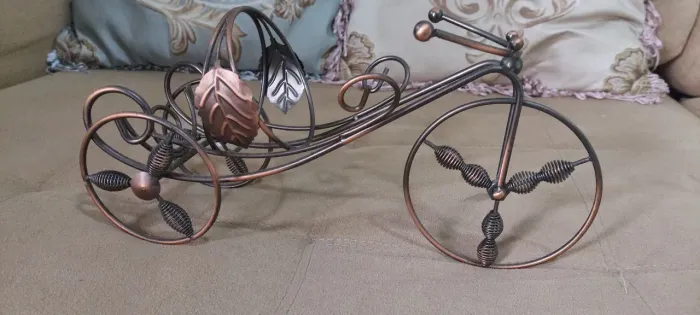 Porta Vinho Bicicleta Suporte Metal Adega Garrafas Decoração Enfeite de ambientes cozinha