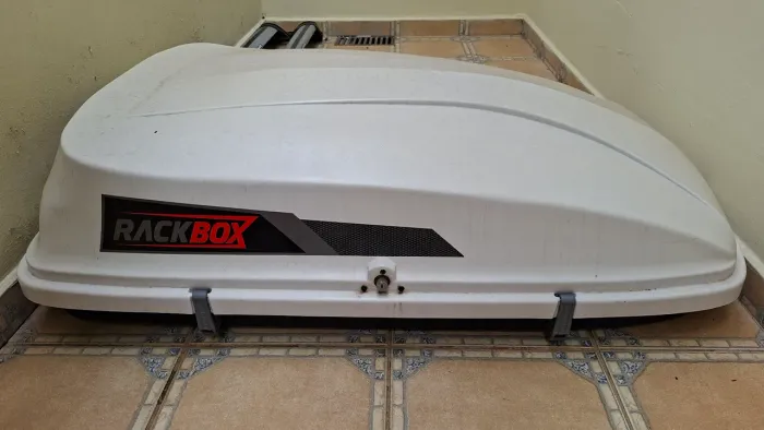Bagageiro do Teto Bau Maleiro RackBox 360 Litros - Com Chave e Manual