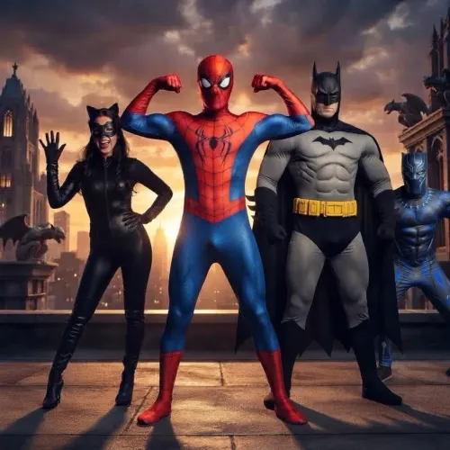 Fantasia super herói adulto