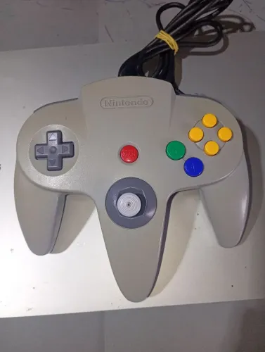 Nintendo 64 controle original analógico um pouco floucho 