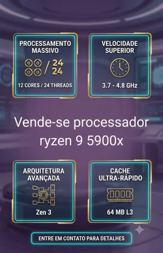 PROCESSADOR RYZEN 9 5900X