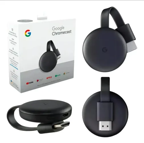 Google Chromecast 3 full HD 3ª geração. 