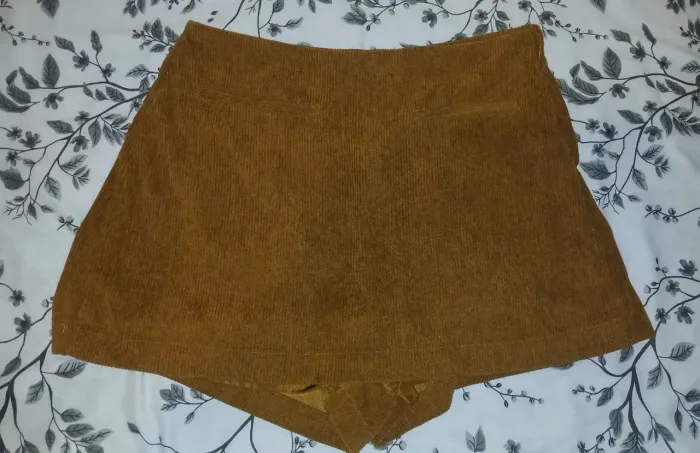 Short Saia Renner - aveludado e canelado tam. M