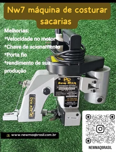 Costuradeira de sacarias portátil saco de ráfia saco de carvão