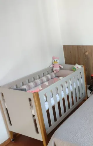Berço, mini berço e cama 3 em 1