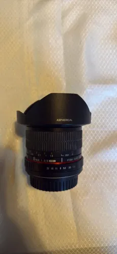 Lente fisheye Samyang 8mm