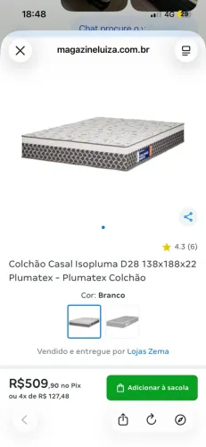 Cama de casal box nova