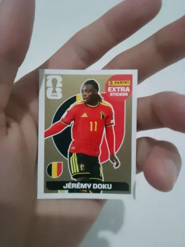 Figurinha Gold do Jeremy Doku