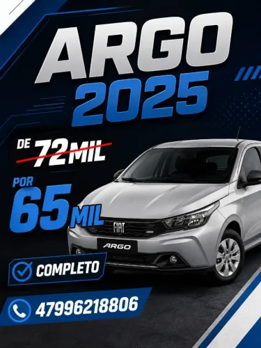 Fiat Argo 1.0 6V Flex. 2025
