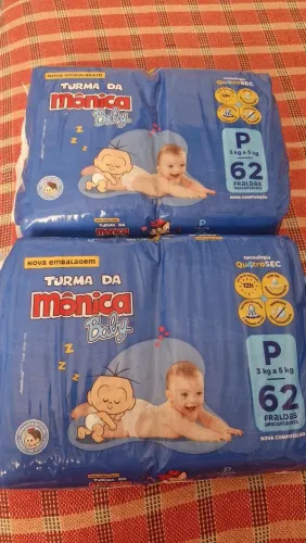 Fraldas Turma da Mônica P