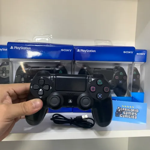 Controle PS4 Bluetooth sem fio - Novo e com garantia