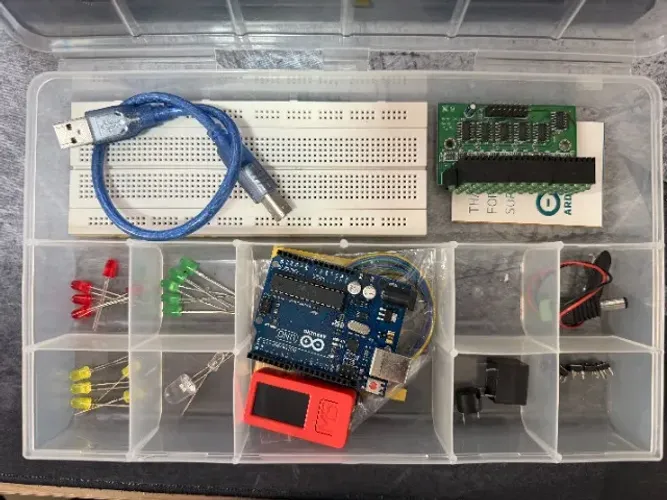 Kit completo eletrônica Arduino R3 + M5 Stick + Componentes