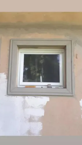 Molduras de cimento para portas e janelas