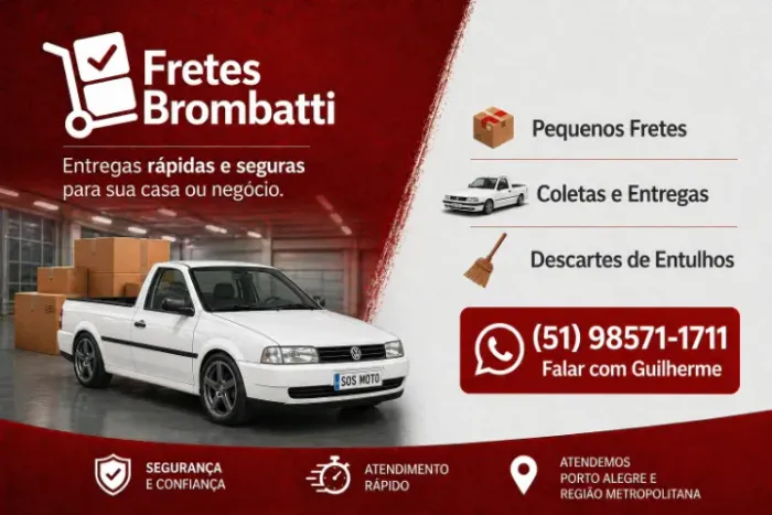 Frete, Carreto e Pequenas Mudanças em Porto Alegre e Região - Saveiro