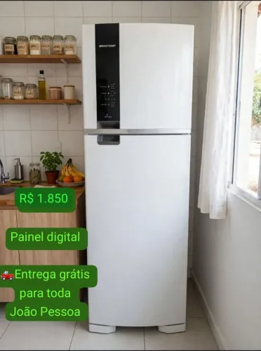 Geladeira com painel digital entrega grátis para toda João Pessoa