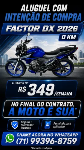 Factor dx 2026 0km aluguel