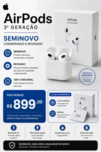 AirPods 3º geração