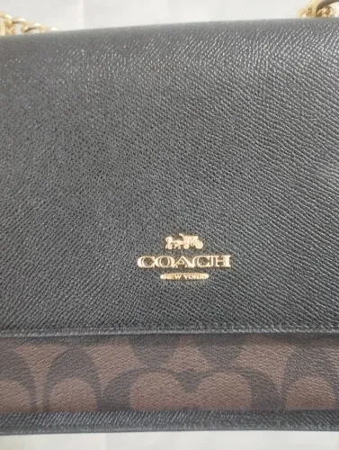 Bolsa Coach Original Klare Crossbody Monograma e Preto - Oportunidade
