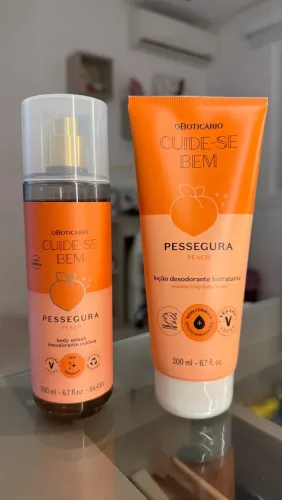 Combo hidratante e body splash: cuide-se bem pessegura 