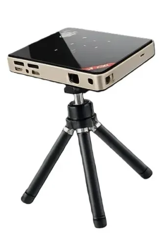 Mini Projetor Portátil Dourado Full Hd 16gb (Usado)