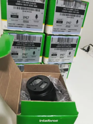 Câmera 2 Megapixels Vhd 3220 Mini D G8 Black Intelbras Preto