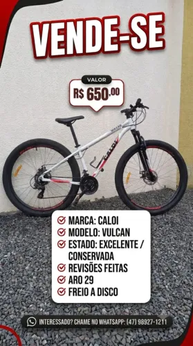 Bicicleta Caloi Aro 29