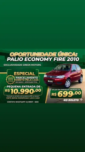 Fiat Palio 1.0 Economy Fire Flex 8V 2P 2010