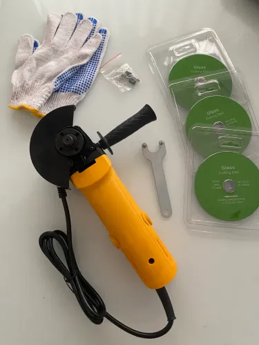 Esmerilhadeira Lixadeira Angular com 3 Discos R$ 225 Nova
