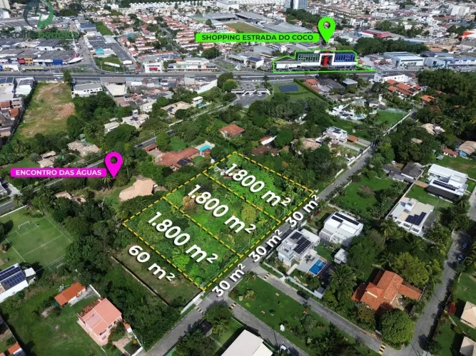Lotes 1.800 m² Condomínio Jardim Santo Antônio, Lauro de Freitas