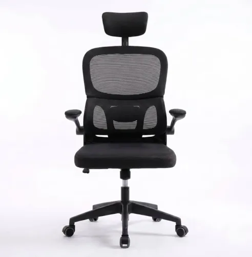 Cadeira de Escritório (BRANCA) - Design Ergonômico para Home Office